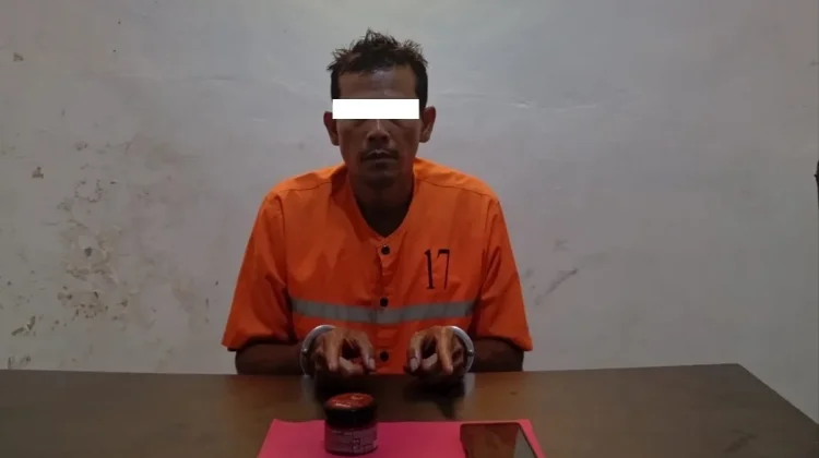 Polres Bengkalis Tangkap Pria Diduga Edarkan Sabu di Wonosari