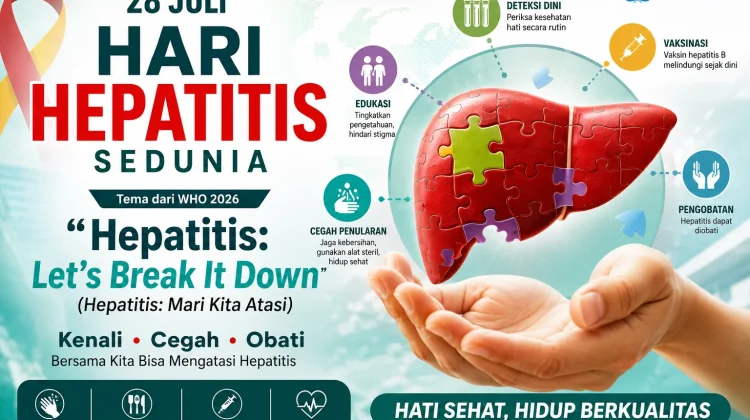 Peringatan Hari Hepatitis Sedunia WHO: Hepatitis Mari Kita Atasi