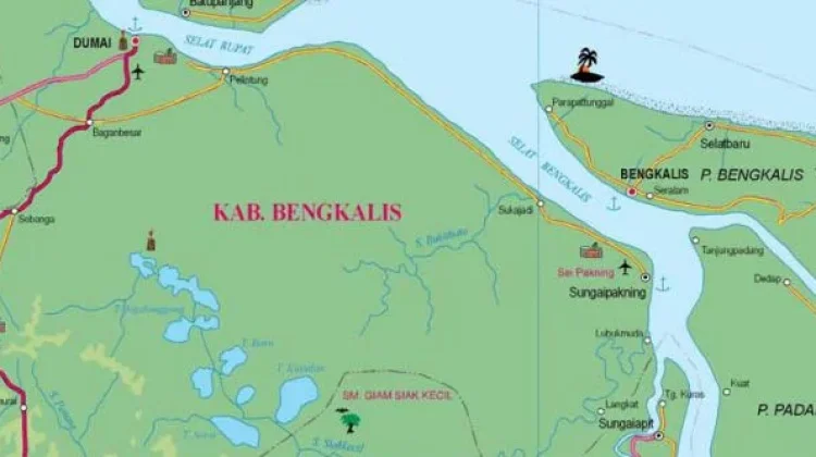 Nama Bengkalis Tercatat dalam Peta Dunia sejak Abad ke-16