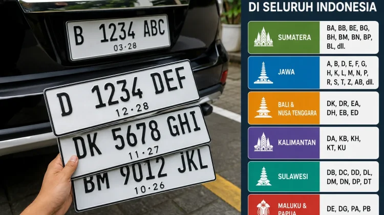 Cara Membaca Pelat Nomor Kendaraan, Pahami Arti Huruf dan Angka yang Tertera
