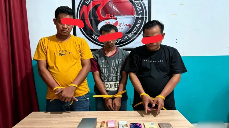 DPO Narkoba Dibekuk Polres Bengkalis, Tiga Orang Diamankan