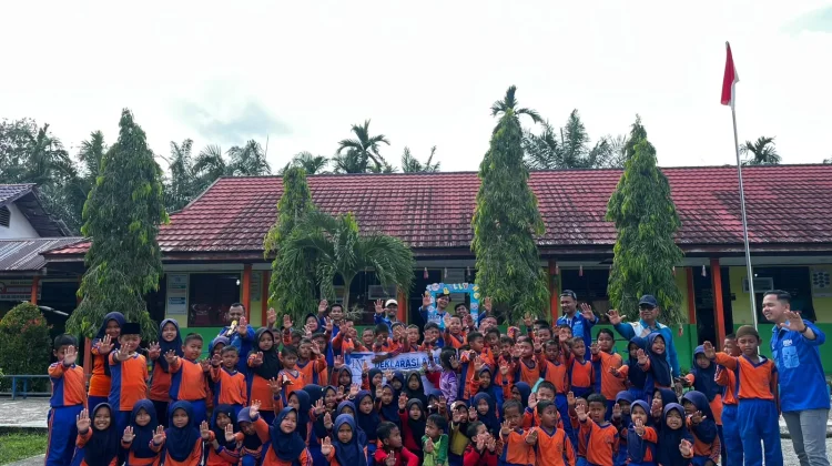 KKM ISNJ Bengkalis Ajak 85 Siswa SDN 20 Bantan Stop Bullying