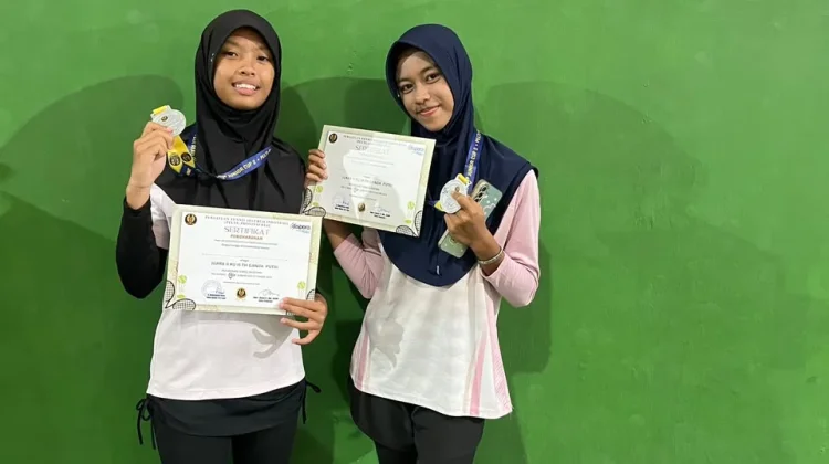 Siswi MTsN 1 Kepulauan Meranti Raih Juara II Kejurnas Tenis Junior PELTI Riau Cup II