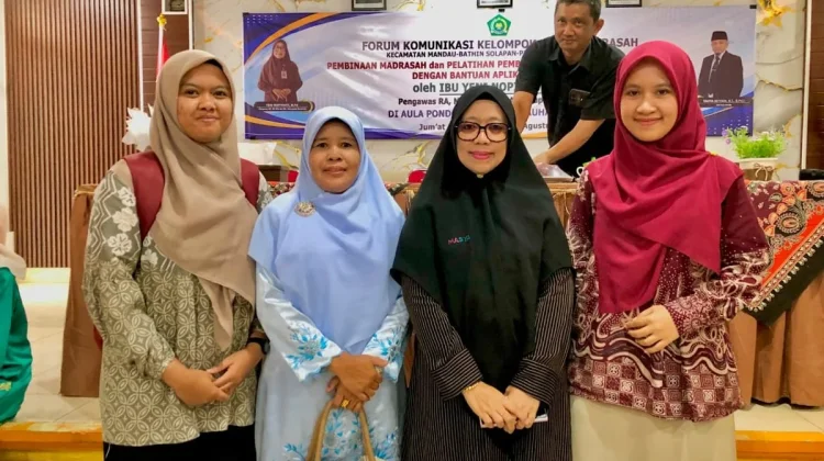 Dua Guru MTsN 4 Bengkalis Ikuti Pelatihan Pemanfaatan Artificial Intelligence