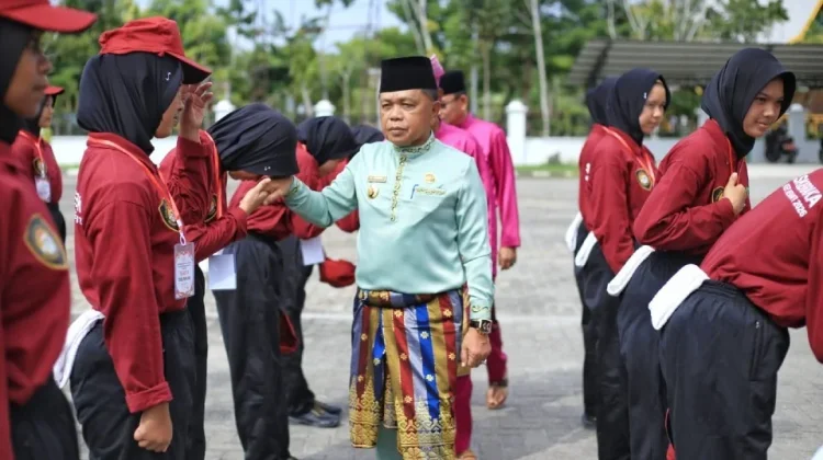 Bupati Asmar Buka Diklat Paskibraka Meranti Tahun 2026