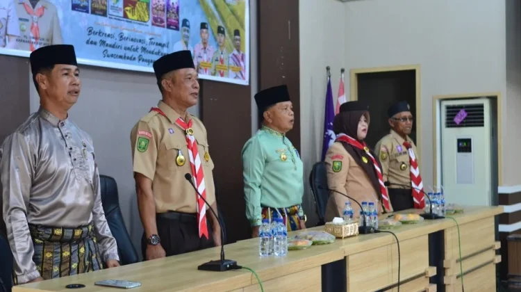 Ketua Kwarcab Optimistis Kontingen Meranti Harumkan Nama Daerah