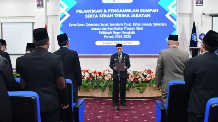 Perkuat Tata Kelola dan Inovasi Kampus, Polbeng Lantik Pejabat Struktural