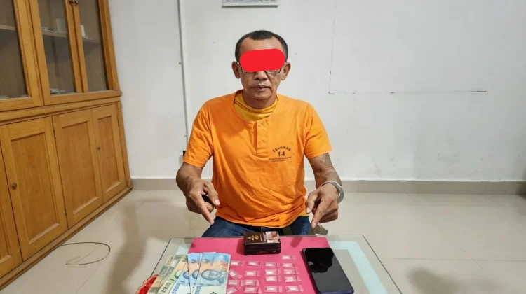 Polsek Mandau Amankan 21 Paket Sabu, Seorang Pria Diamankan