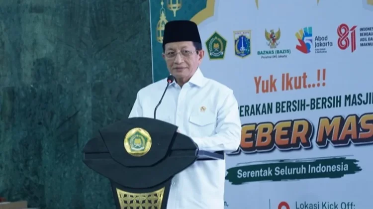 Menag Nasaruddin Umar: Masjid Harus Bersih dan Menjadi Pusat Pemberdayaan Umat