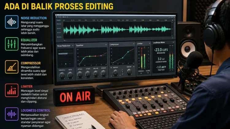 Rahasia Audio Jernih Ada di Balik Proses Editing