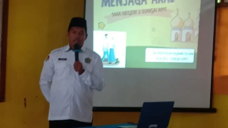 Penyuluh Agama Islam Sungai Apit Gelar BRUS di SMA N 2, Tekankan Penting Menjaga Akal