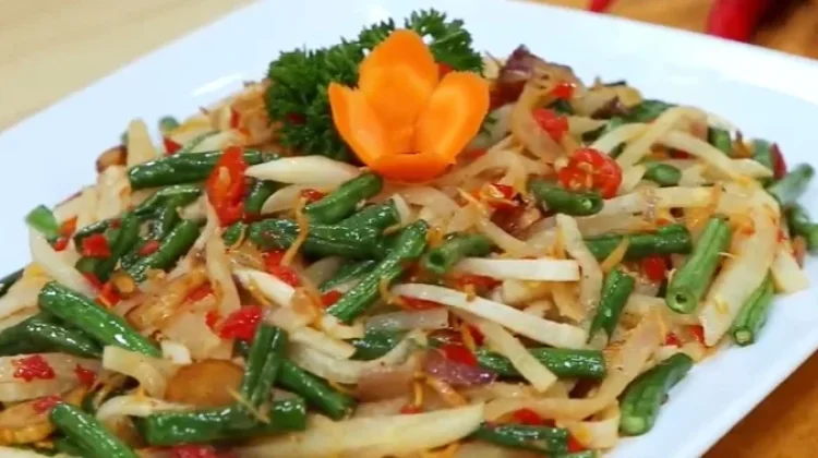 Tumis Bengkoang Teri, Kreasi Sederhana dengan Sensasi Segar, Gurih dan Pedas