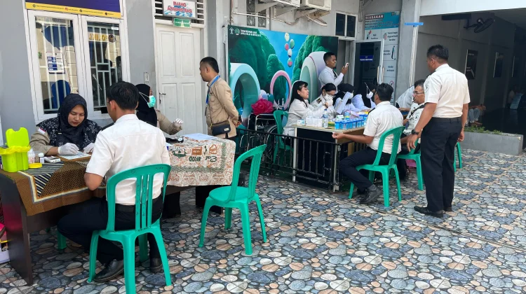 Lapas Bengkalis Gelar Cek Kesehatan dan Donor Darah