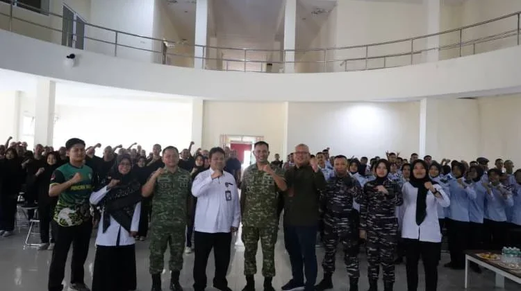 Danlanal Dumai Dorong Taruna Perkuat Karakter Maritim