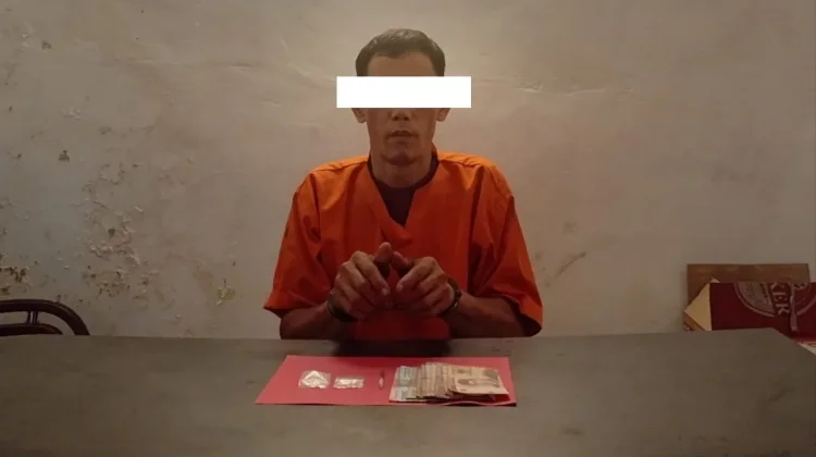 Polsek Pinggir Ungkap Peredaran Sabu, 2,81 Gram Diamankan