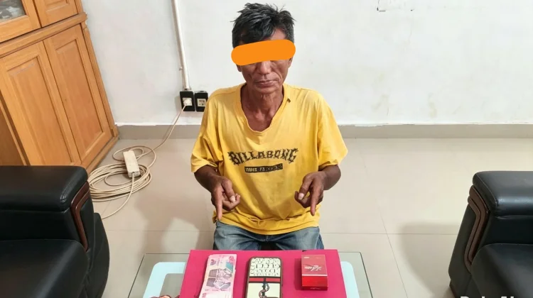 Polsek Mandau Amankan Dua Paket Sabu, Seorang Pria Ditangkap
