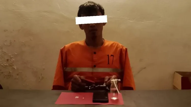 Polisi Ungkap Peredaran Sabu di Pinggir, Satu Pria Diamankan