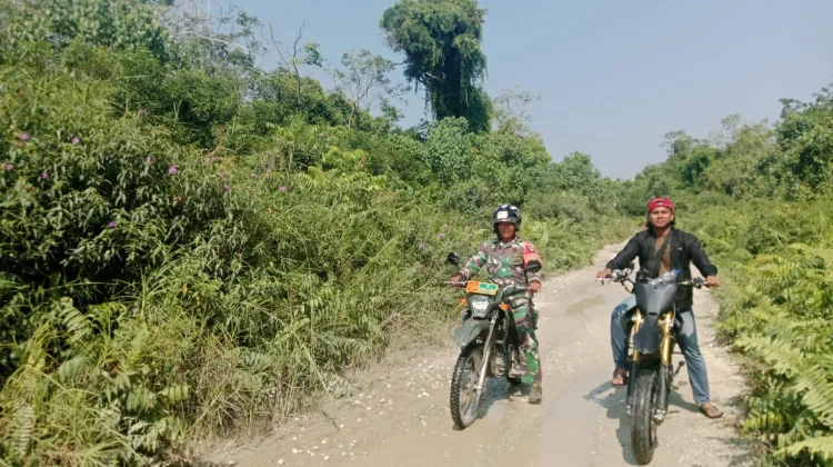 Babinsa dan Warga Patroli Karhutla, Sialang Pasung Nihil Titik Api