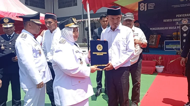 HUT Kemerdekaan ke 81 RI, 927 Warga Binaan Lapas Dapat Remisi