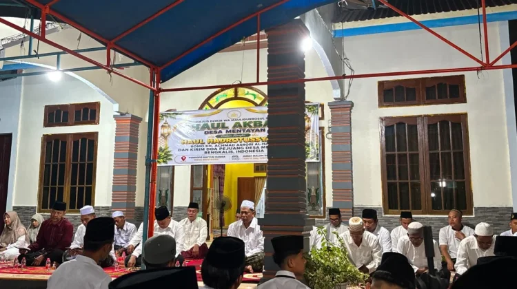 Warga Mentayan Doakan Pejuang Kemerdekaan dalam Istighosah