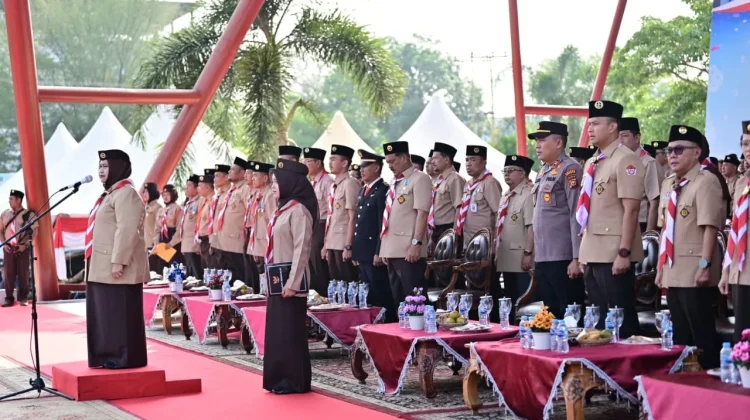 Bupati Kasmarni Dorong Pramuka Cetak Generasi Berkarakter Mandiri