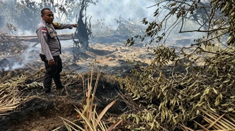 Hari Keempat, Tim Gabungan Perkuat Pendinginan Karlahut di Temeran