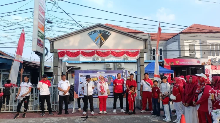 Fun Walk Lapas Bengkalis Eratkan Kebersamaan Keluarga