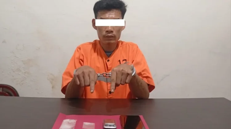Polsek Pinggir Ungkap Peredaran Sabu, Satu Tersangka Diamankan