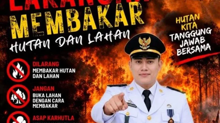 Lahan Kosong di Bengkalis Terbakar, Warga Diimbau Waspada
