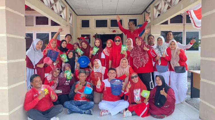 Kesbangpol Bengkalis Semarakkan Kemerdekaan dengan Kebersamaan