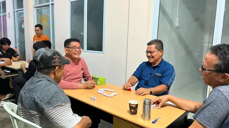 Kesbangpol Bengkalis Perkuat Silaturahmi lewat Domino