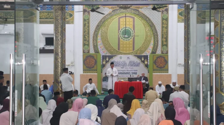 Masjid At Taqwa Pinggir Gelar Tabligh Akbar