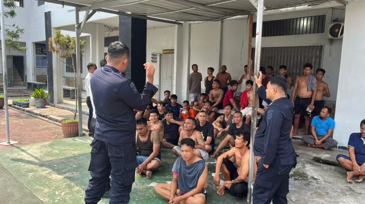 Razia Blok C04 Lapas Bengkalis, Petugas Sasar Barang Terlarang