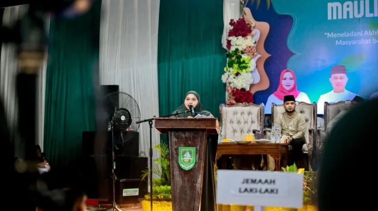 Bupati Bengkalis Ajak Warga Batang Dui Teladani Akhlak Rasulullah