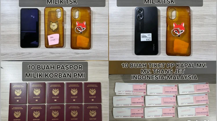 Ditpolairud Polda Riau Gagalkan Pengiriman 10 PMI Ilegal ke Malaysia