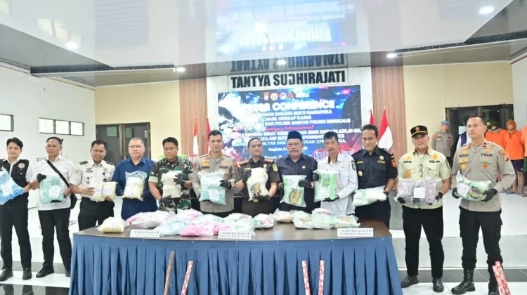 Rp80 Miliar Narkotika Dimusnahkan Polres Bengkalis