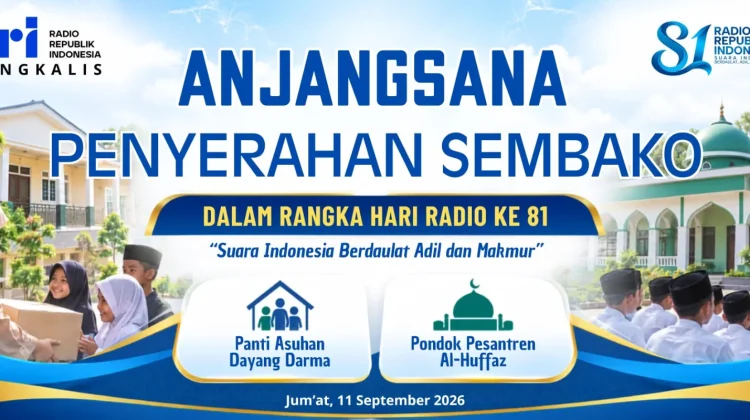RRI Bengkalis Gelar Anjangsana Sempena Hari Radio ke-81