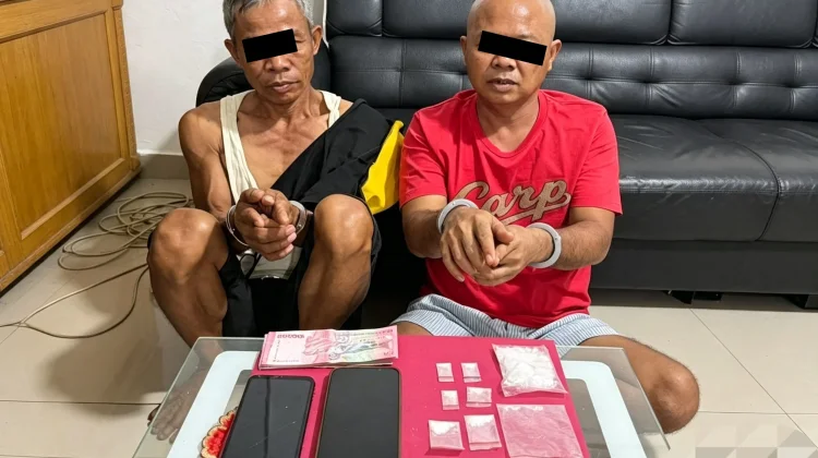 Polsek Mandau Ungkap Kasus Sabu, Dua Tersangka Diamankan