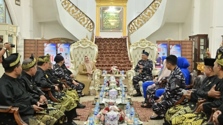 Bupati Kasmarni Sambut Danlanal Dumai, Perkuat Sinergi Bengkalis