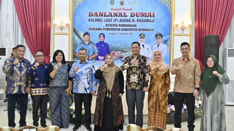 Bupati Bengkalis Perkuat Sinergi TNI AL Jaga Laut Bengkalis