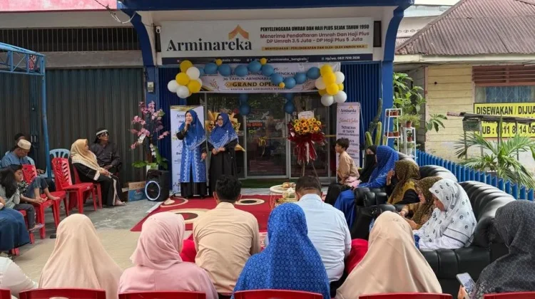 Tasyakuran 10 Tahun Arminareka Bengkalis, Jamaah Diingatkan Prioritaskan Haji