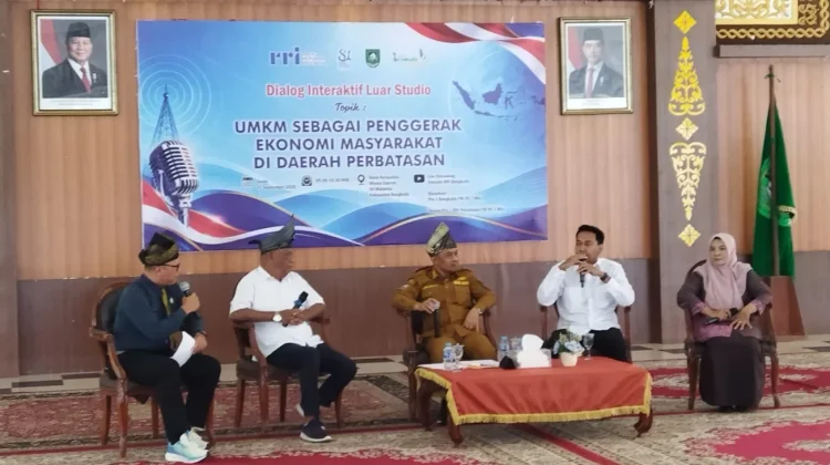 RRI Bahas UMKM sebagai Penggerak Ekonomi Perbatasan