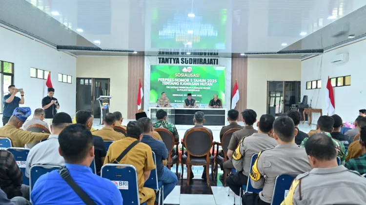Satgas PKH Sosialisasikan Perpres Penertiban Kawasan Hutan di Bengkalis
