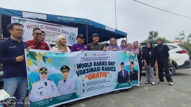Vaksinasi Rabies Bengkalis Baru Capai 58 Persen