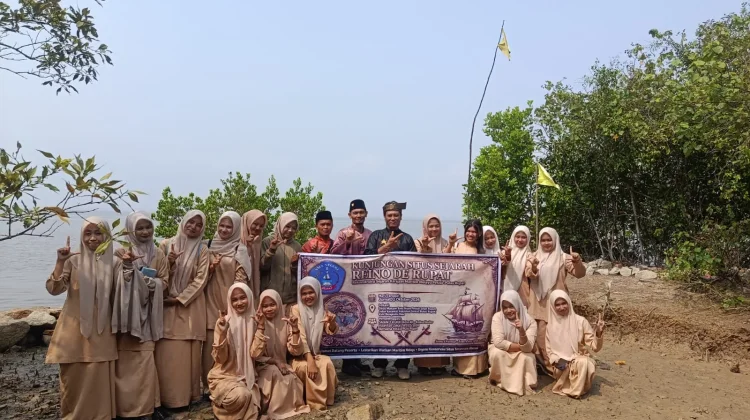 Siswa SMAN 2 Rupat Telusuri Jejak Sejarah Reino de Rupat