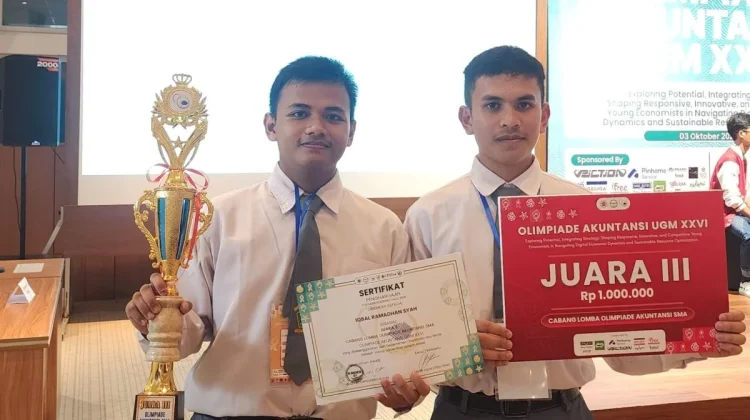 Siswa MAN 1 Bengkalis Raih Juara 3 Olimpiade Akuntansi UGM Tingkat Nasional