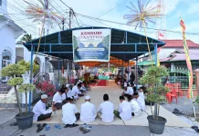 Kenduri Sekampung Sidomulyo Sambut Ramadhan Penuh Kebersamaan