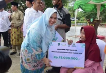Safari Ramadan Bupati Kasmarni Ajak Masyarakat Siak Kecil Perkuat Kebersamaan