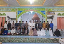 Safari Ramadan Kemenag Kepulauan Meranti, Santuni Dhuafa di Masjid Al-Hidayah