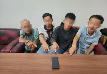 Empat Tersangka Pencurian Handphone Ditangkap Polisi